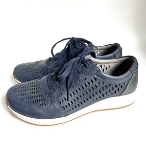 DANSKO Charlie perforated leather blue sneakers - 39